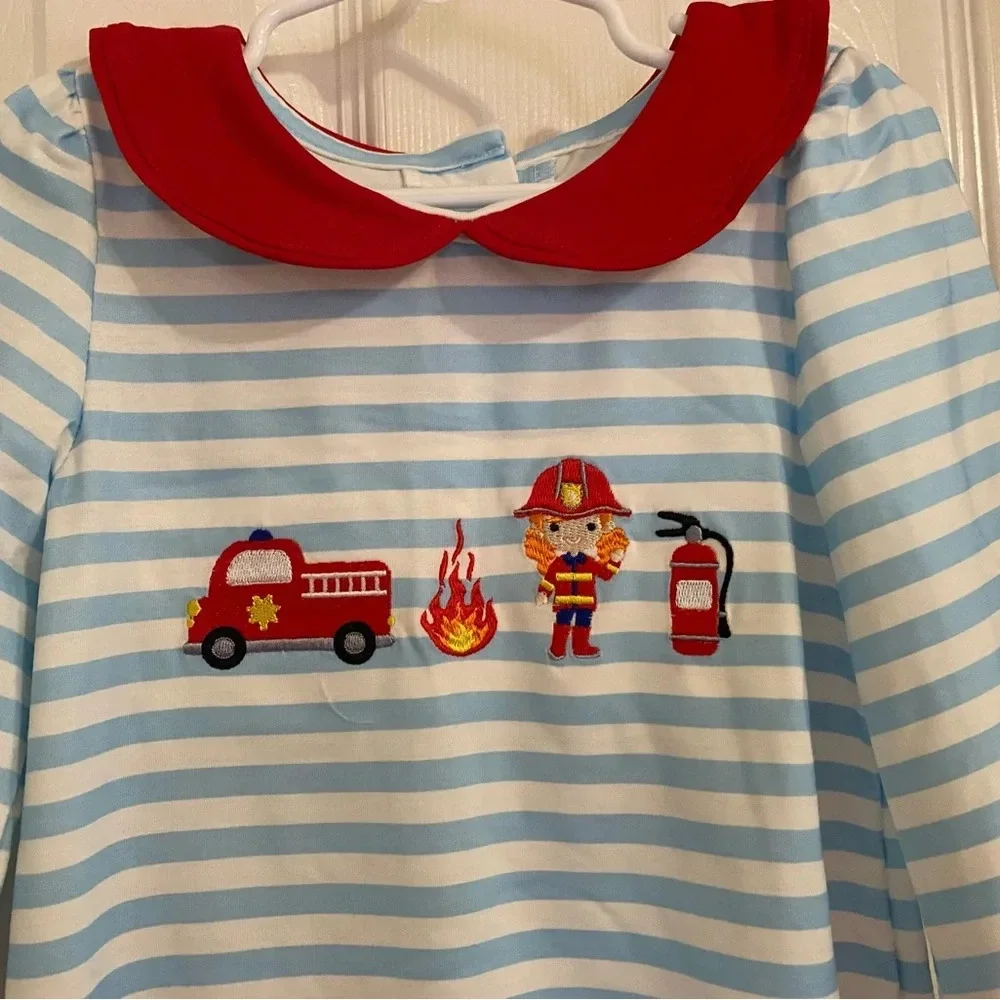 New Girl’s Fireman Romper